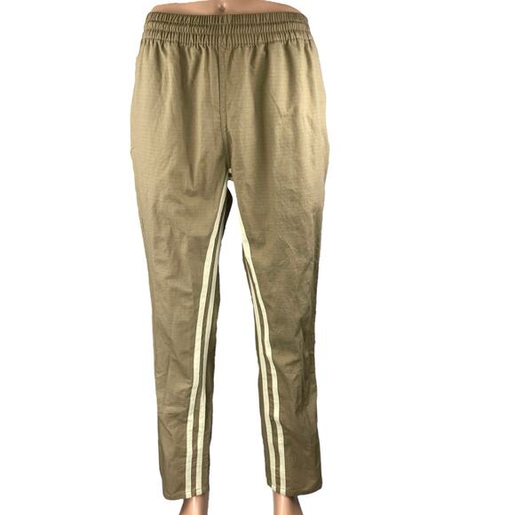 Publish Men's Brown Straight Leg High Waist Windbreaker Trousers Track Pants L - Picture 1 of 6